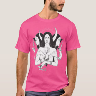 Camiseta Diosa felicita a la diosa triple de la luna Pagan