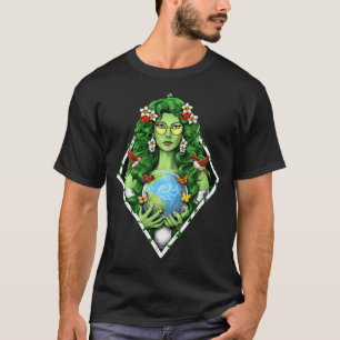 Camiseta Diosa Gaia Madre Tierra