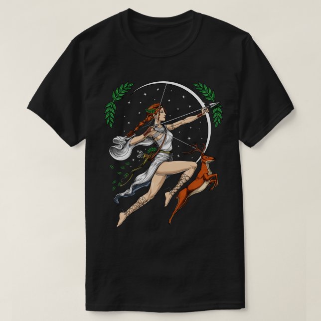 Camiseta Diosa griega Artemis (Diseño del anverso)