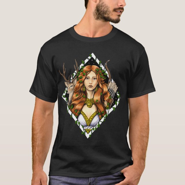 Camiseta Diosa griega Artemisa (Anverso)
