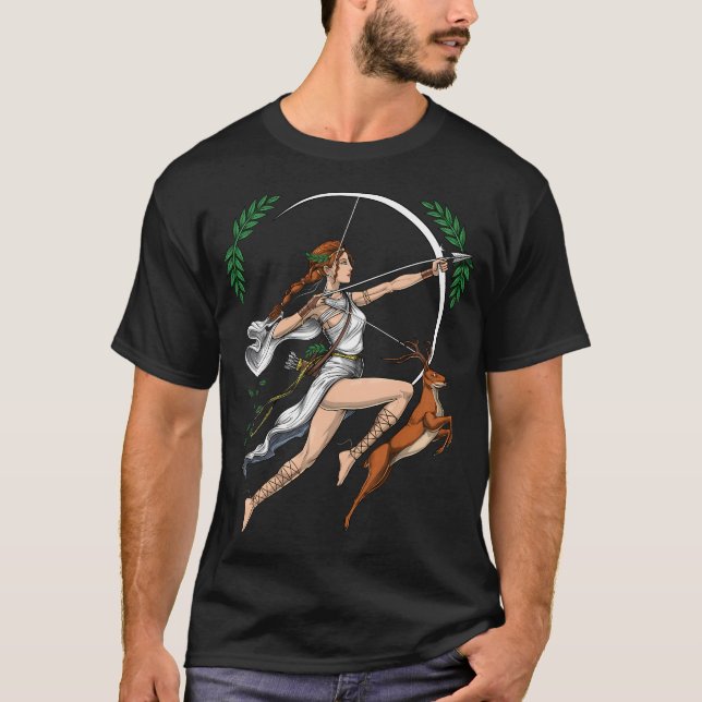Camiseta Diosa griega Artemisa (Anverso)