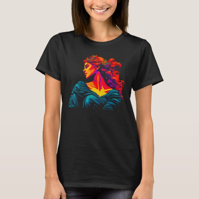 Camiseta Diosa griega de mitología afrodita (Anverso)