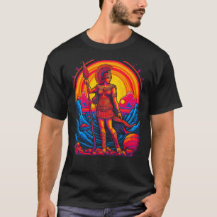Camiseta Diosa griega de mitología de Atenas