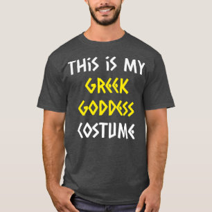 Camiseta Diosa griega disfrazarse de mitología de Halloween