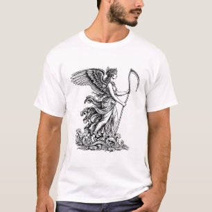 Camiseta diosa griega Venus el mar con la hoz larga