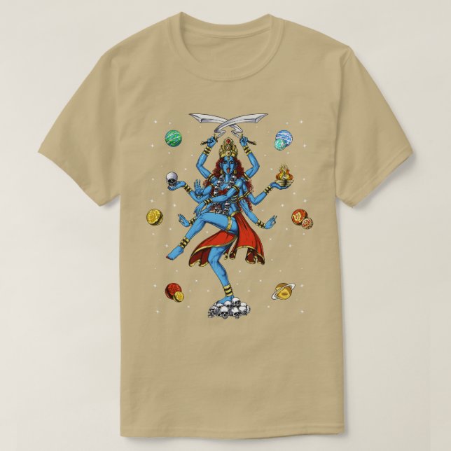 Camiseta Diosa hindú de Kali (Diseño del anverso)