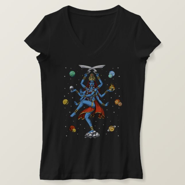 Camiseta Diosa hindú de Kali (Anverso del diseño)
