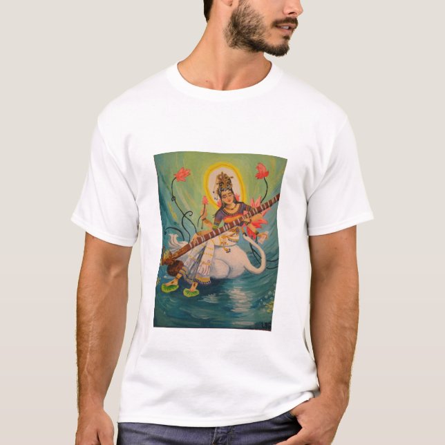 Camiseta Diosa hindú de Saraswati Tee (Anverso)