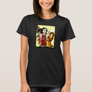 Camiseta Diosa hindú Durga Jai Mata Di Innocent Durga Maa