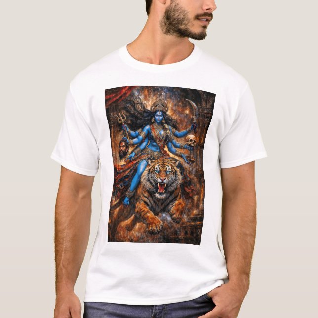 Camiseta Diosa Kali dadora de bendiciones (Anverso)