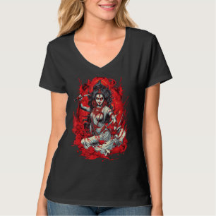 Camiseta Diosa kali de la muerte, el tiempo y el dios hindú