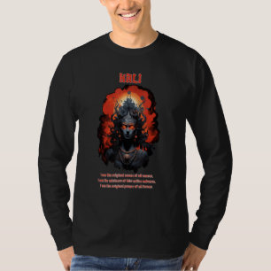 Camiseta Diosa kali de la muerte, el tiempo y el dios hindú