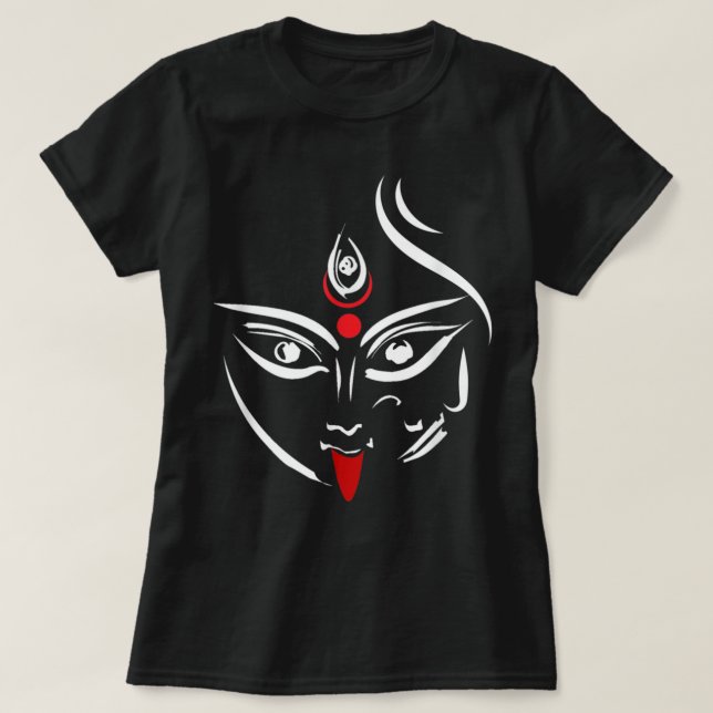 Camiseta Diosa kali deidad India yoga hindú Puja Ka (Diseño del anverso)