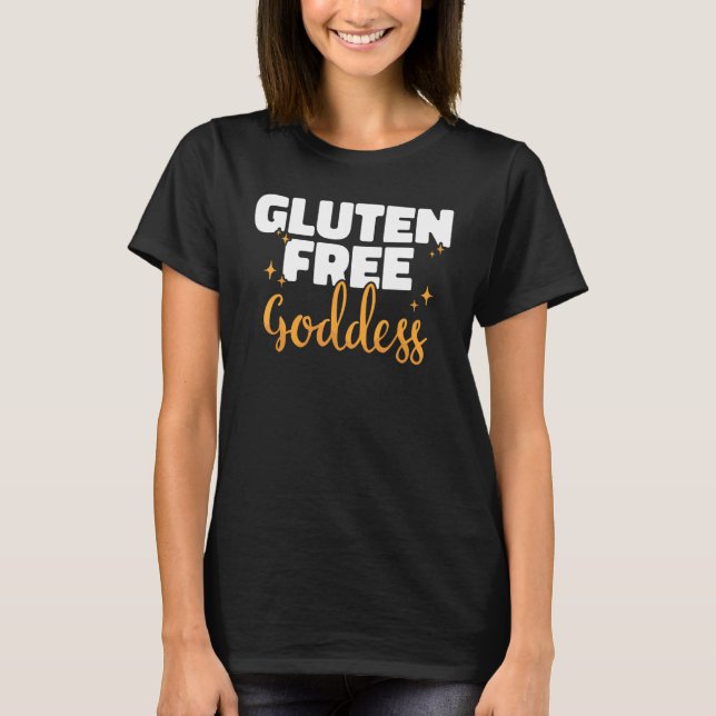 Camiseta Diosa libre de gluten Enfermedad Celiaca Sensibili (Anverso)