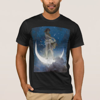 Camiseta Diosa Luna en la Noche Espolvoreando Estrellas