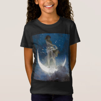 Camiseta Diosa Luna en la Noche Espolvoreando Estrellas