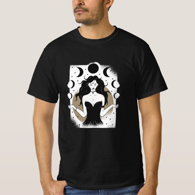 Camiseta Diosa lunar (Anverso)