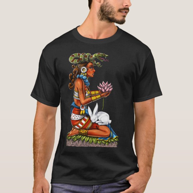 Camiseta Diosa maya Ixchel (Anverso)
