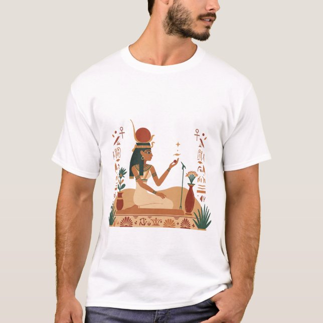 Camiseta diosa neftis (Anverso)