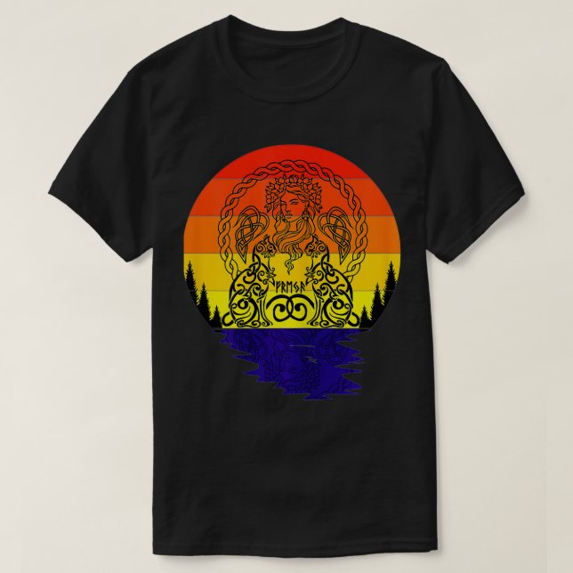 Camiseta Diosa nórdica Freyja (Diseño del anverso)
