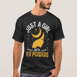 Camiseta Diosa Nyx Mitología Griega Antigua Estilo de Vida 
