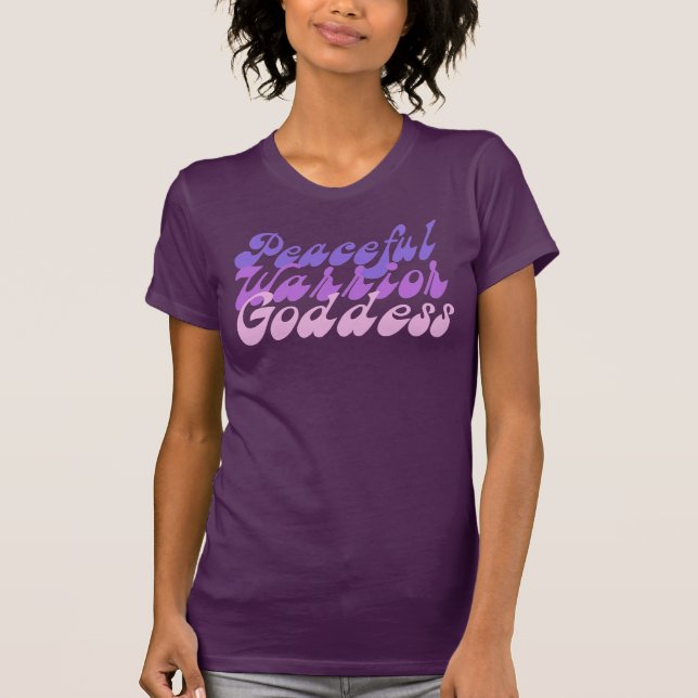 Camiseta Diosa pacífica del guerrero (Anverso)