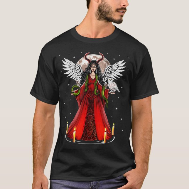 Camiseta Diosa Pagana Lilith (Anverso)
