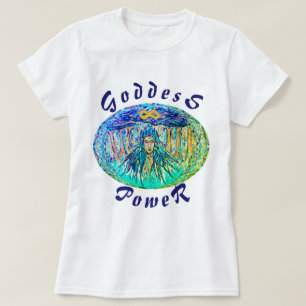 Camiseta Diosa poder colorida Deidad infinita
