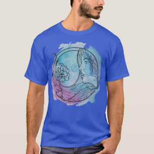 Camiseta Diosa sobre el amor a las acuarelas