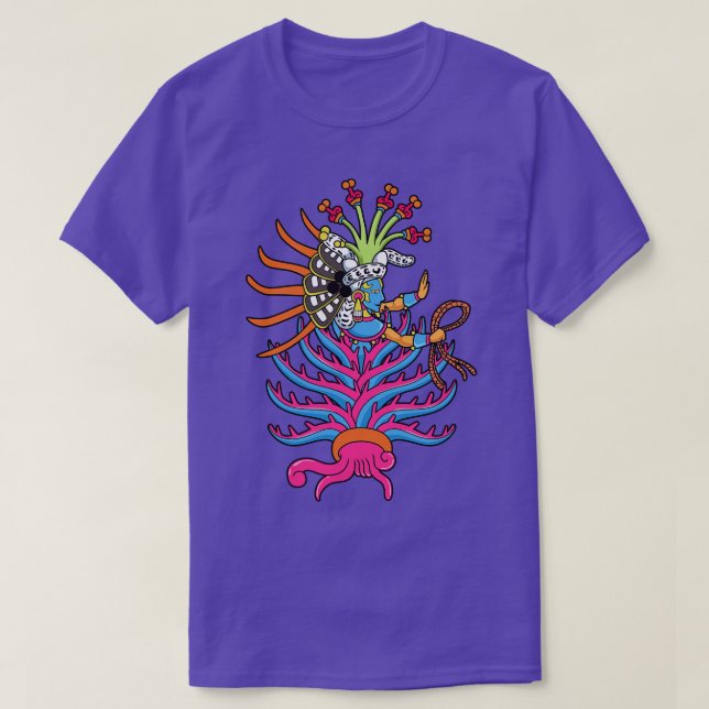 Camiseta Diosa terrestre azteca Mayahuel 1 (Diseño del anverso)