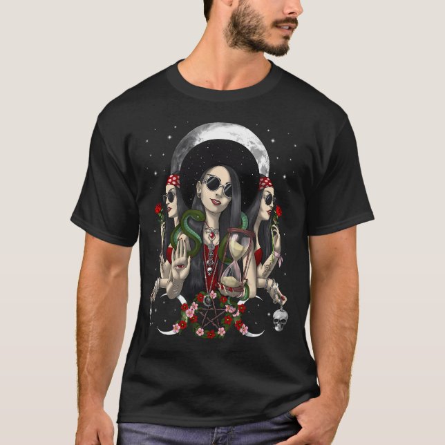 Camiseta Diosa triple luna Hécate (Anverso)
