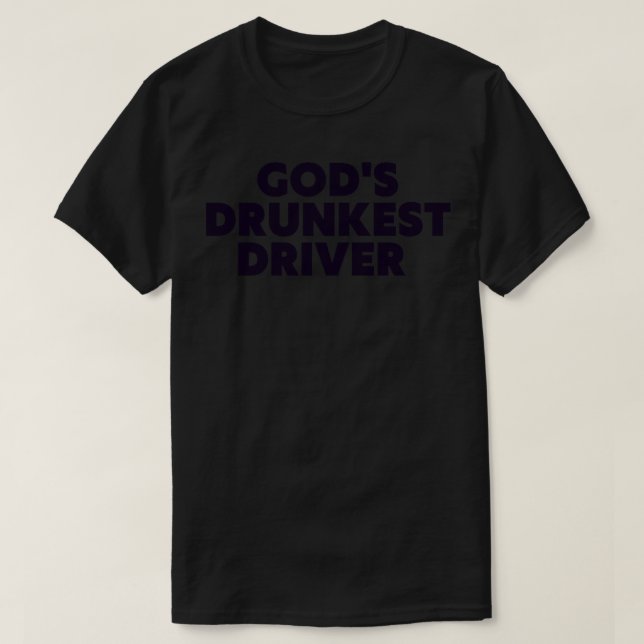 Camiseta Dioses Conductor borracho Divertido Tee 2 (Diseño del anverso)