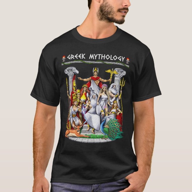 Camiseta Dioses de mitología griega (Anverso)