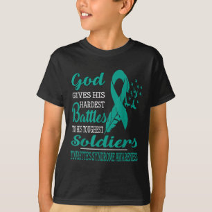 Camiseta Dioses, soldados más duros - Conciencia del síndro