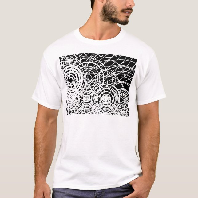 Camiseta dioses tocan el agua negra (Anverso)