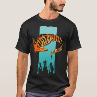 Camiseta Diplocaulus el camisón de salamandra con cabeza de