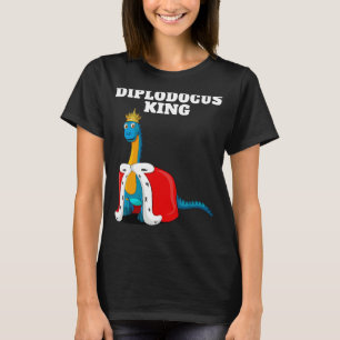 Camiseta Diplodocumentales de niños King Dinosaur Mens Dipl