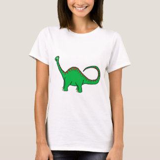 Camiseta Diplodocus verde