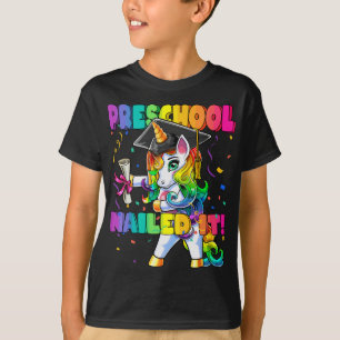 Camiseta Diploma de la tasa de graduación preescolar de Uni