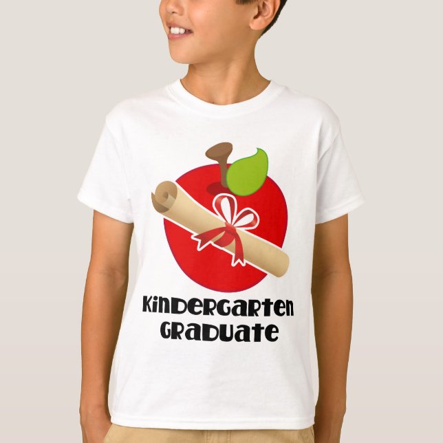 Camiseta Diploma graduado de Apple de la guardería (Anverso)