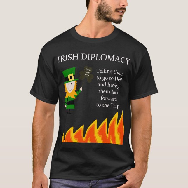 Camiseta Diplomacia irlandesa (Anverso)