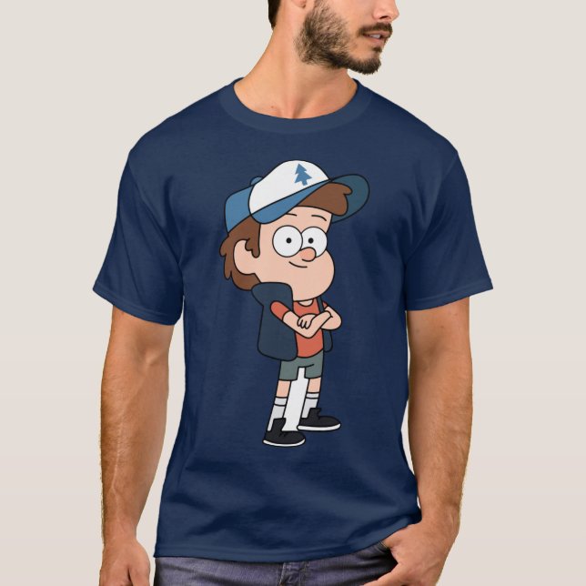 Camiseta Dipper Pines Gravity Falls vintage en español (Anverso)