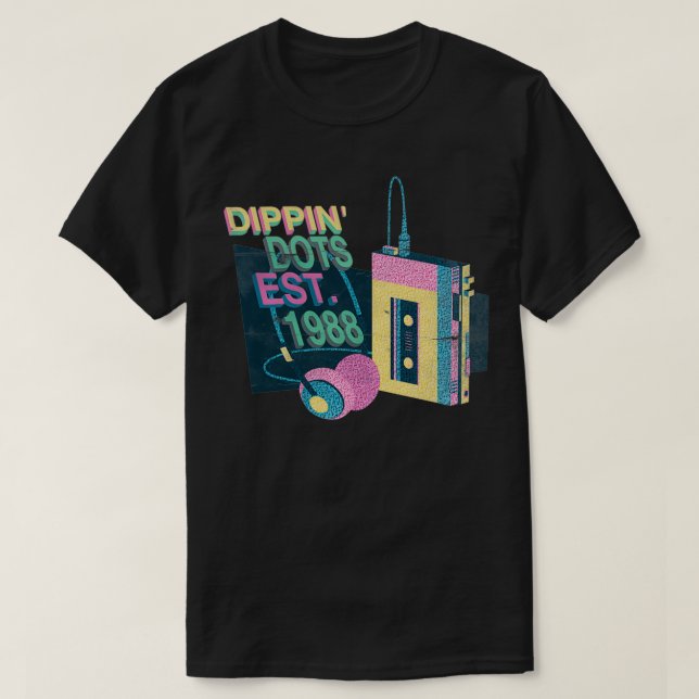 Camiseta Dippin' Dots Music To Our Ears Since 1988  (Diseño del anverso)