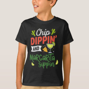 Camiseta Dippin Gracioso Y Margarita Sippin' Cinco De Mayo
