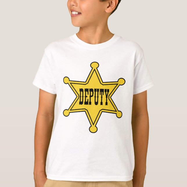 Camiseta Diputado Badge Tee del vaquero (Anverso)