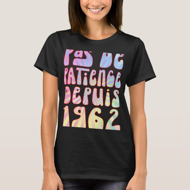 Camiseta Diputado de Pas De Patience 1962 61 Aniversario Ré (Anverso)