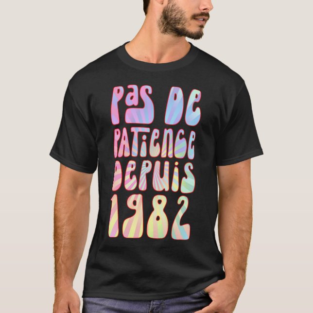 Camiseta Diputado de Pas De Patience 1982 41 Aniversario Ré (Anverso)