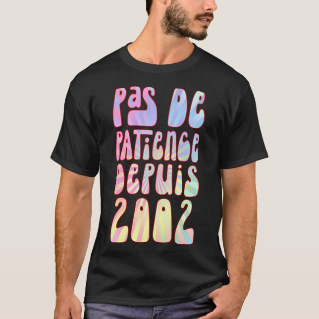 Camiseta Diputado de Pas De Patience 2002 21 Años (Anverso)