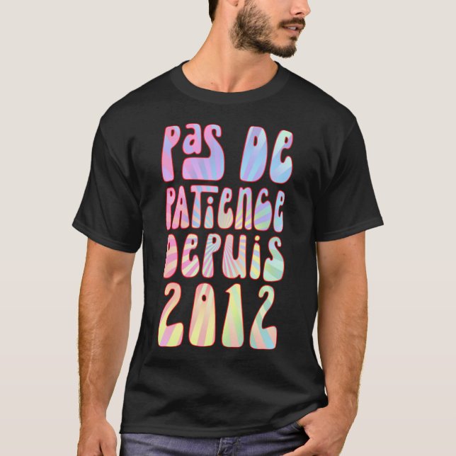 Camiseta Diputado de Pas De Patience 2012 11 Aniversario Ré (Anverso)