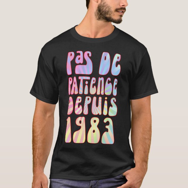 Camiseta Diputado De Patience 1983 Ans 40 Anniversario Ré (Anverso)